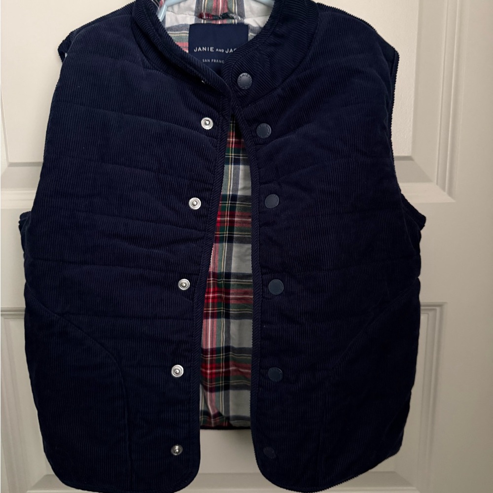 Janie and Jack Dark Blue Kids Vest